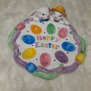 Figi Graphics Vintage Easter Egg plate